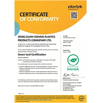 Intertek Green Leaf <br>-Zertifizierung