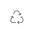 Unterst&uuml;tzen Sie recycelbare <br>Materialien und die Kreislaufwirtschaft.